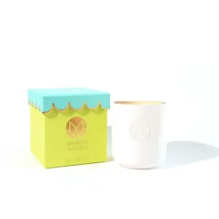 New MUSEE BATH Bamboo & Lotus Soy Candle