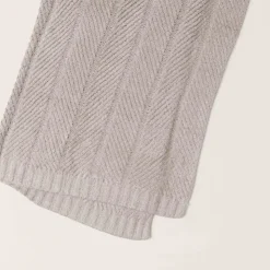 Sale Barefoot Dreams Bamboo CozyChic® Herringbone Blanket Silver SkyStoneCream