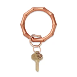 Sale OVENTURE Big O Key Ring - Rose Gold Bamboo