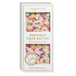 Hot SUGARFINA Birthday Cake Batter White Chocolate Bar