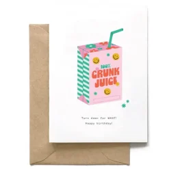 Discount Spaghetti & Meatballs 100% Birthday Crunk Card