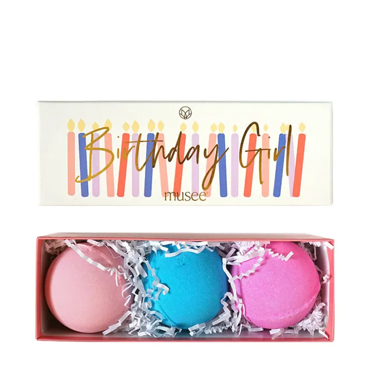 Outlet MUSEE BATH Birthday Girl Three Bath Bomb Set