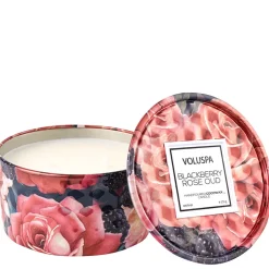 Discount Voluspa Blackberry Rose Oud 2 Wick Tin Candle