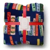 Sale RIFLE PAPER CO. Bookshelf Fleece Blanket