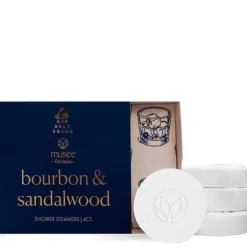 Hot MUSEE BATH Bourbon & Sandalwood Shower Steamers