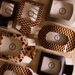 Sale TELETIES Burgundy Bliss Flat Square Clip