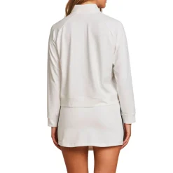 New Barefoot Dreams Butterchic Half Zip MarinePearl