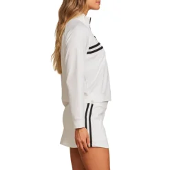 New Barefoot Dreams Butterchic Half Zip MarinePearl
