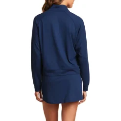 New Barefoot Dreams Butterchic Half Zip MarinePearl