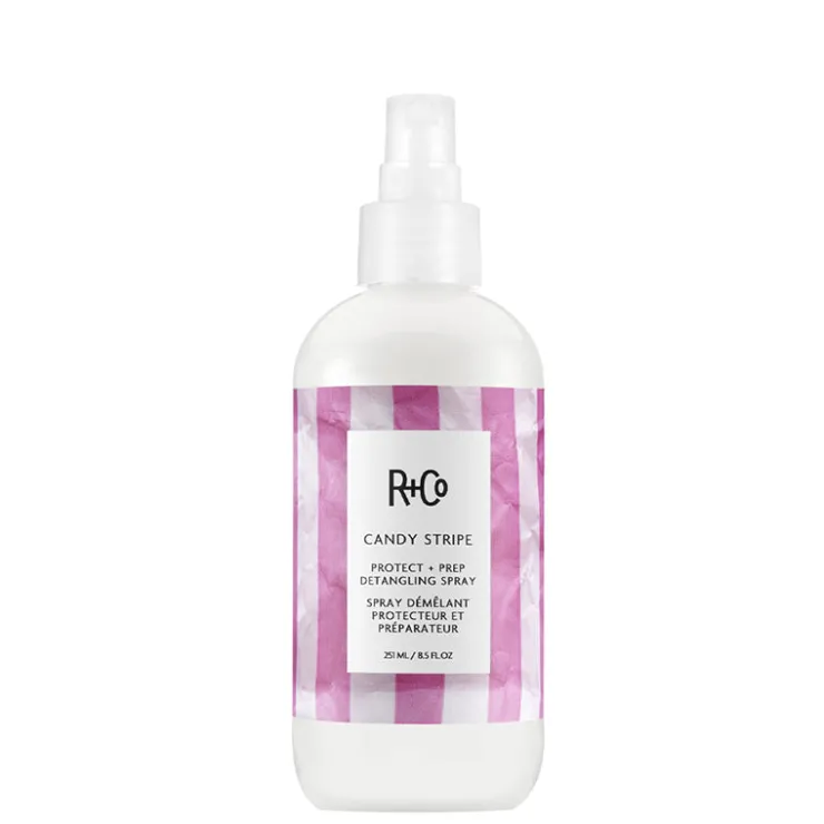 Hot R+CO CANDY STRIPE Protect + Prep Detangling Spray