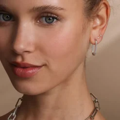 Fashion Melinda Maria Carrie Chain Huggies