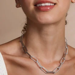 Clearance Melinda Maria Carrie Pavè Chain Necklace