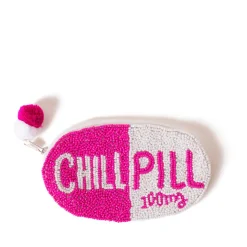 Sale La Chic Designs Chill Pill Beaded Coin Pouch