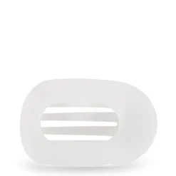 New TELETIES Coconut White Medium Flat Clip