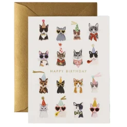 Fashion RIFLE PAPER CO. Cool Cats Birthday Card