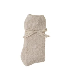 Hot Barefoot Dreams CozyChic 2 Pair Sock Set Dusty RoseStonePewter