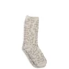 Fashion Barefoot Dreams CozyChic Barefoot in the Wild Socks Cream/StoneGraphite/Carbon