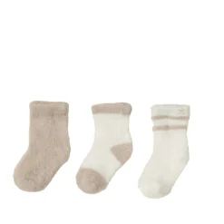 New Barefoot Dreams CozyChic Lite Infant 3 Pack Sock Set