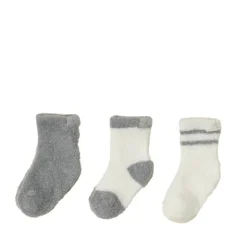 New Barefoot Dreams CozyChic Lite Infant 3 Pack Sock Set