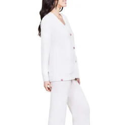 Sale Barefoot Dreams CozyChic® Lite Rib Pocket Cardigan - Primrose