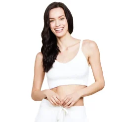 Sale Barefoot Dreams CozyChic® Luxe Cropped Cami PearlCarbon