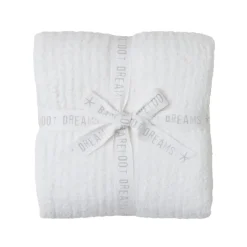 Sale Barefoot Dreams CozyChic Ribbed Throw PearlOliveDove GrayTerra