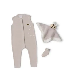 Clearance Barefoot Dreams CozyChic Ultra Lite® Baby Bee Onesie Set