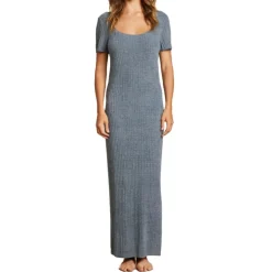 Discount Barefoot Dreams CozyChic Ultra Lite® Ribbed Short Sleeve Dress