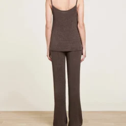 Clearance Barefoot Dreams CozyChic Ultra Lite® Ribbed Tank JavaPearl