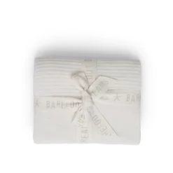 Fashion Barefoot Dreams CozyChic® Ultra Lite Scalloped Stroller Blanket LilacCream