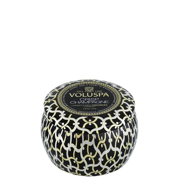Clearance Voluspa Crisp Champagne Mini Tin Candle