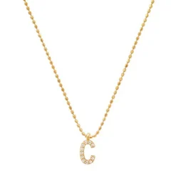 Sale Tai Rittichai CZ Initial Necklace ABCDEHJKLMNPRSTW