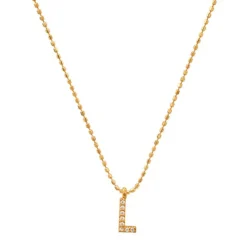 Sale Tai Rittichai CZ Initial Necklace ABCDEHJKLMNPRSTW