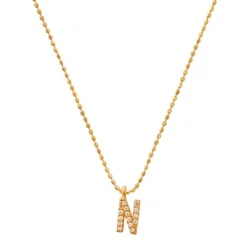 Sale Tai Rittichai CZ Initial Necklace ABCDEHJKLMNPRSTW