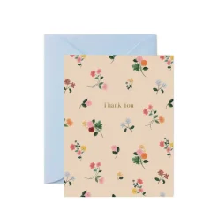 New RIFLE PAPER CO. Ditsy Dahlia Thank You Card