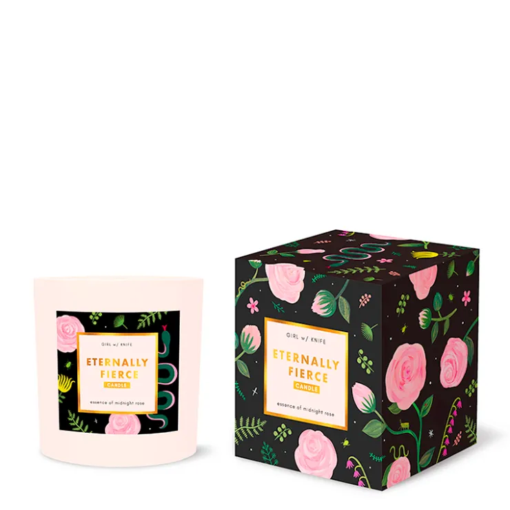 Outlet Girl W/ Knife Eternally Fierce Candle