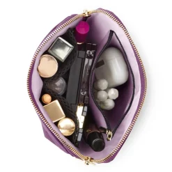 Hot Kusshi Everyday Makeup Bag Bubble Gum PinkKelly GreenBlackCandy Apple RedGarnetJadePeach FuzzLavender