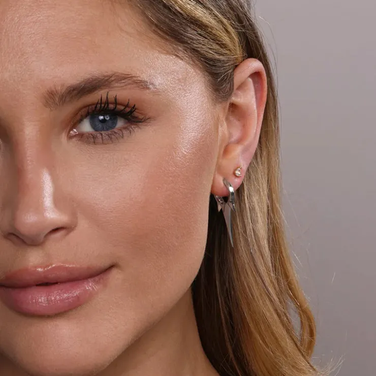 Sale Melinda Maria Gabriella Smooth Triple Spike Earrings