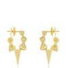 Clearance Melinda Maria Gabriella Spiked Hoop Earrings