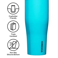 Discount Corkcicle Go Cup XL - Capri Blue