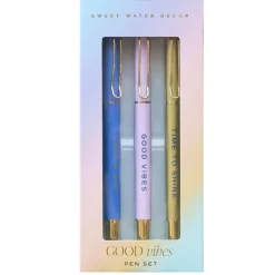 Sale SWEET WATER DECOR Good Vibes Pen Set