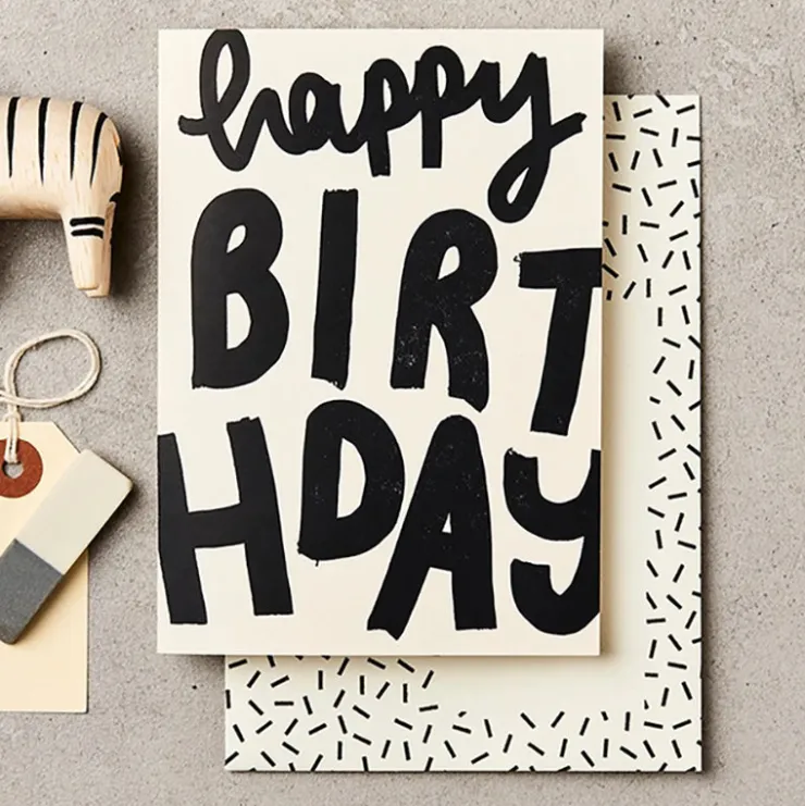 Fashion Katie Leamon Happy Birthday Greeting Card