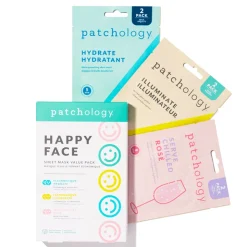 Hot Patchology Happy Face Sheet Mask Kit (6pc)