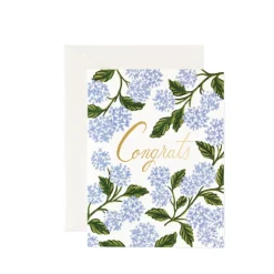 Best RIFLE PAPER CO. Hydrangea Congrats Card