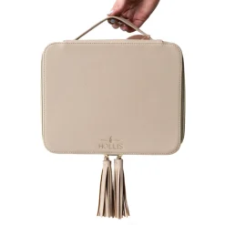 Outlet Hollis Jett Setter Cosmetic Bag BlushNudeLeopardRose GoldHot PinkPixie Pink