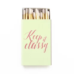 Hot TEA AND BECKY Keep It Classy Matchbox