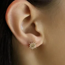 Sale Tai Rittichai Labradorite Starburst Stud Earrings