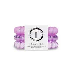 Fashion TELETIES Large 3 Pack Sunny Days AheadTotally TurquoiseJet BlackRose WaterCoconut WhiteCrystal ClearSprung OutMade Me BlushOrchid OasisSparkles & SpiritsBora BoraAntiguaArubaSilver FlamesToastedBoneyardTalk to the Bow