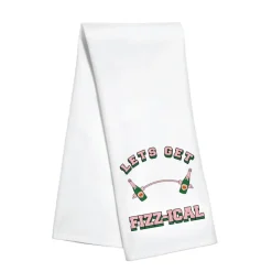 Online Toss Designs Let's Get Fizz-ical Kitchen Towel