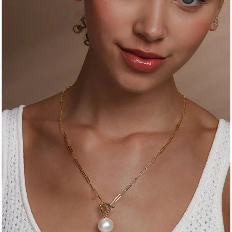 Outlet Melinda Maria Life's A Ball Pearl Pendant Necklace